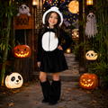 RESTOCKED! Girls/Toddler/Tween/Teen Panda Bear Costume - 3 Piece Set, Panda Zip Jacket, Faux Fur Skirt & Faux Fur Legwarmers, Kid, Dress Up