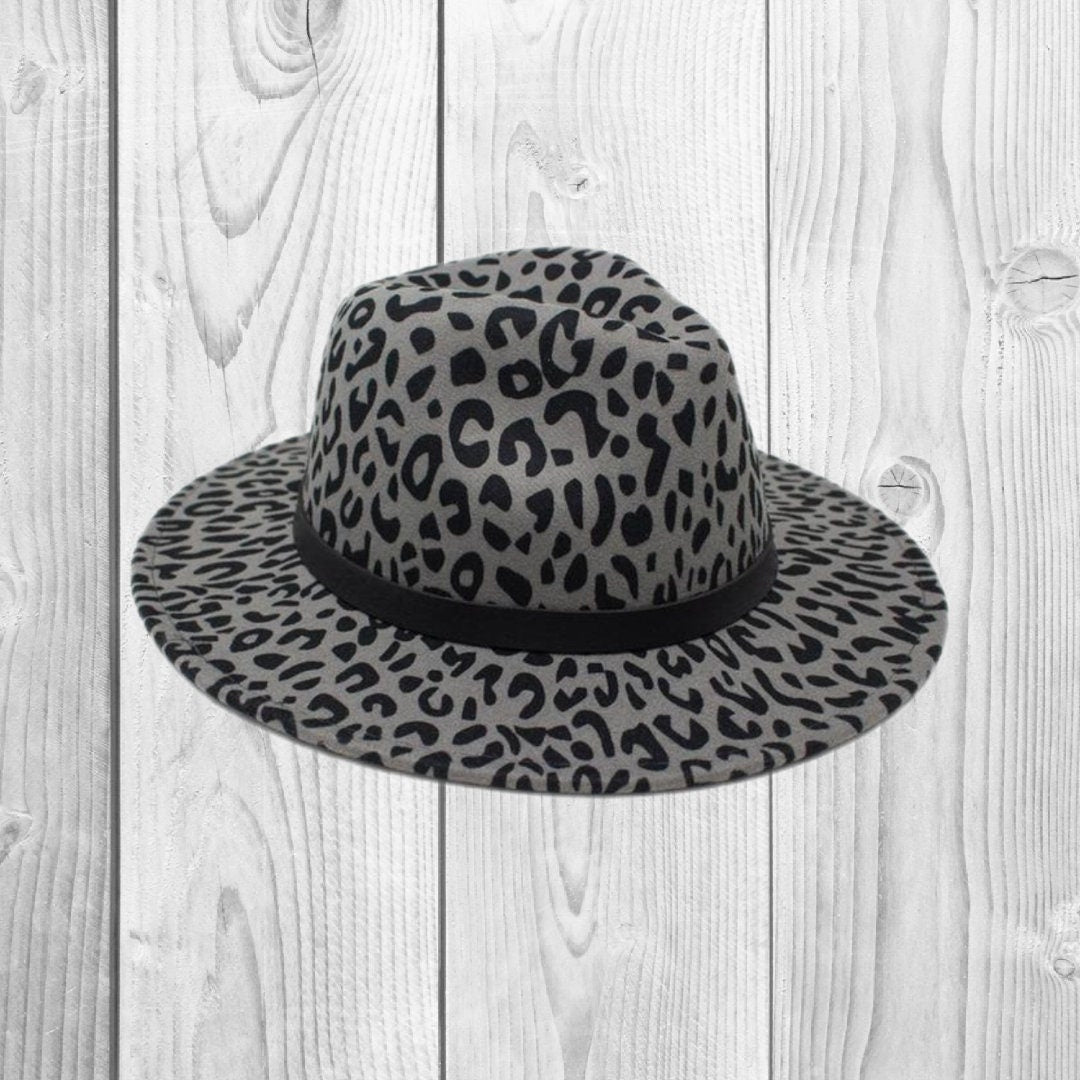 Mommy & Mini - Cheetah Felt Brim Hat - Many Colors!