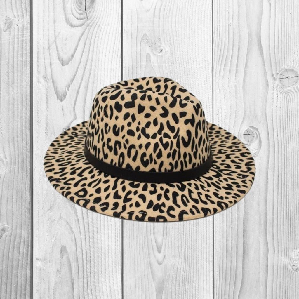 Mommy & Mini - Cheetah Felt Brim Hat - Many Colors!