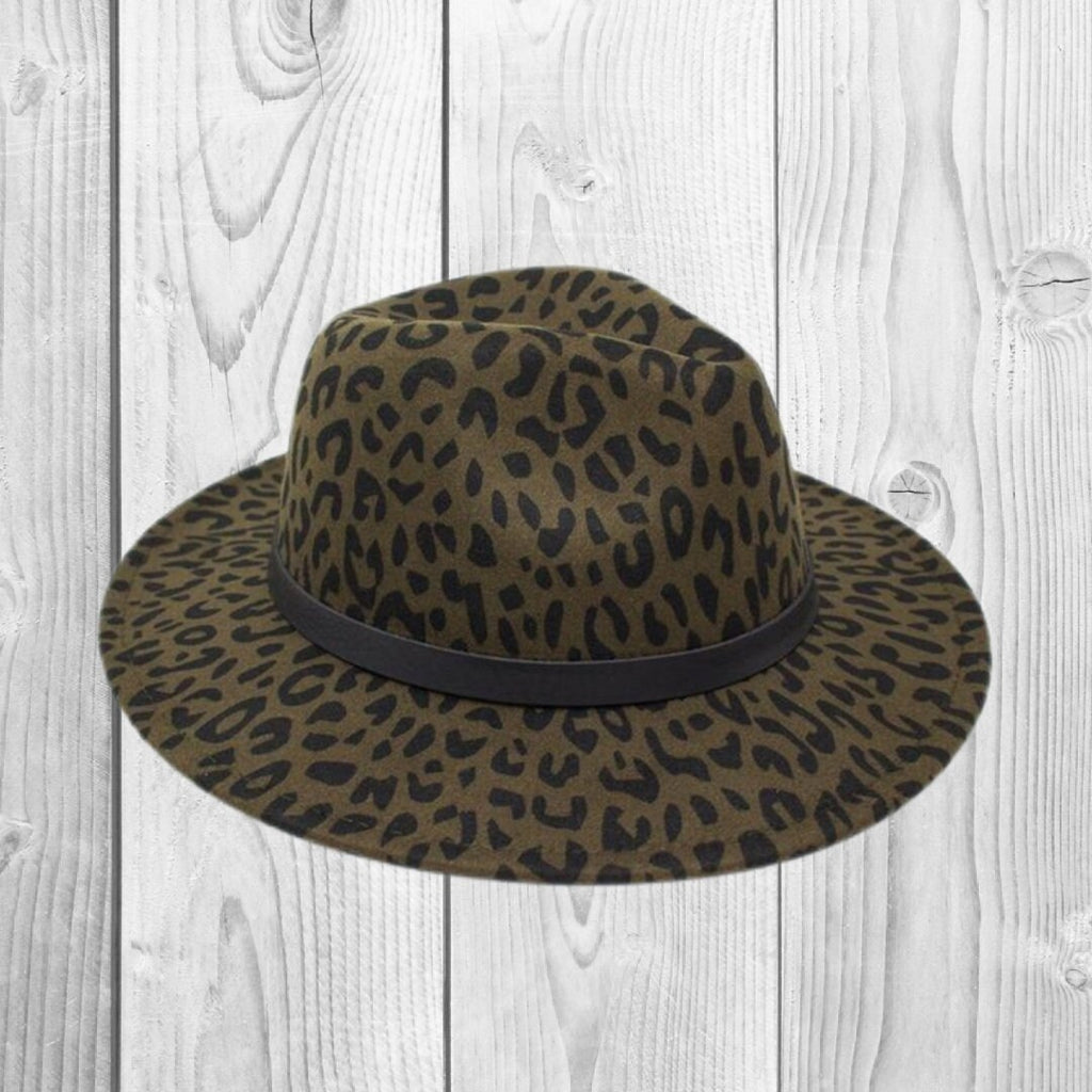 Mommy & Mini - Cheetah Felt Brim Hat - Many Colors!