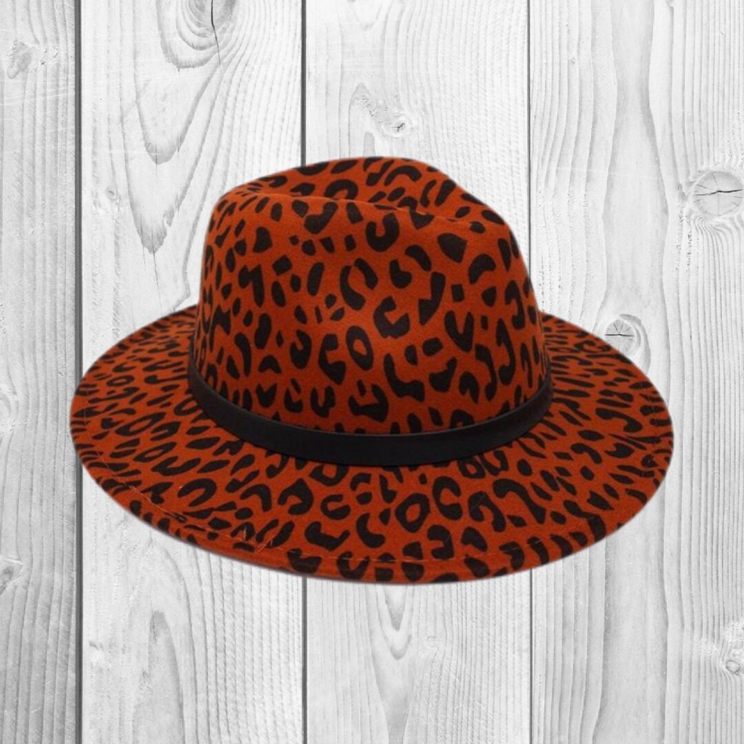 Mommy & Mini - Cheetah Felt Brim Hat - Many Colors!