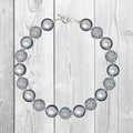 RESTOCKED! Silver Glitter Bubblegum Necklace