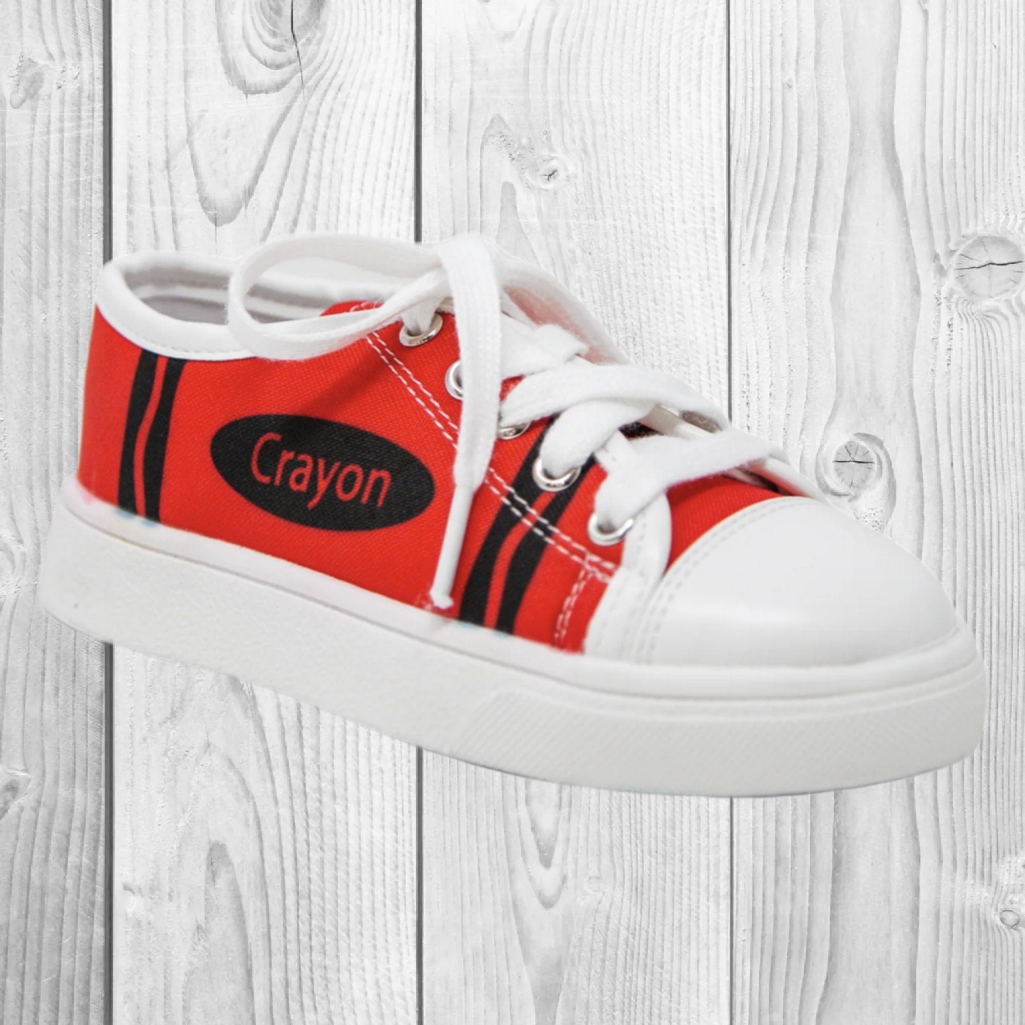 RESTOCKED! Girls/Toddler Crayon Sneakers - Pink, Red & NEW COLORS Purple And Blue! Back To School Shoes, Boutique, 1st Day Of School