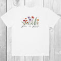 Women's "Grow In Grace 2 Peter 3:18"  Unisex Fit Garment-Dyed T-shirt, Christian Shirt, Grow In Grace T-Shirt, Religious Shirt, Grace, Bible