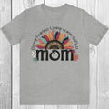 Mom Shirt, Mama T-Shirt, Sunflower Top, Strong, Fearless, Loving, Warm, Selfless, Pregnancy Announcement, Baby Shower Gift, New Mother Gift