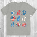 Retro Fourth of July Shirt, Patriotic Red White & Blue Tee, Independence Day Graphic T-Shirt, Memorial Day Unisex Fit