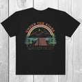 Women's "Under The Stars Away From The City" Unisex Fit Garment-Dyed T-shirt, Camping, Glamping, Camping Trip Shirt, Camping Top, Nature