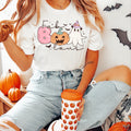 Women's "Fab Boo Lous" Retro Halloween Faboolous Unisex Fit Jersey Short Sleeve Tee, Halloween Shirt, Pastel Halloween T-Shirt, Girly