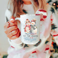Sweet Christmas Tis' The Season To Be Freezin' Ceramic Mug, 15oz