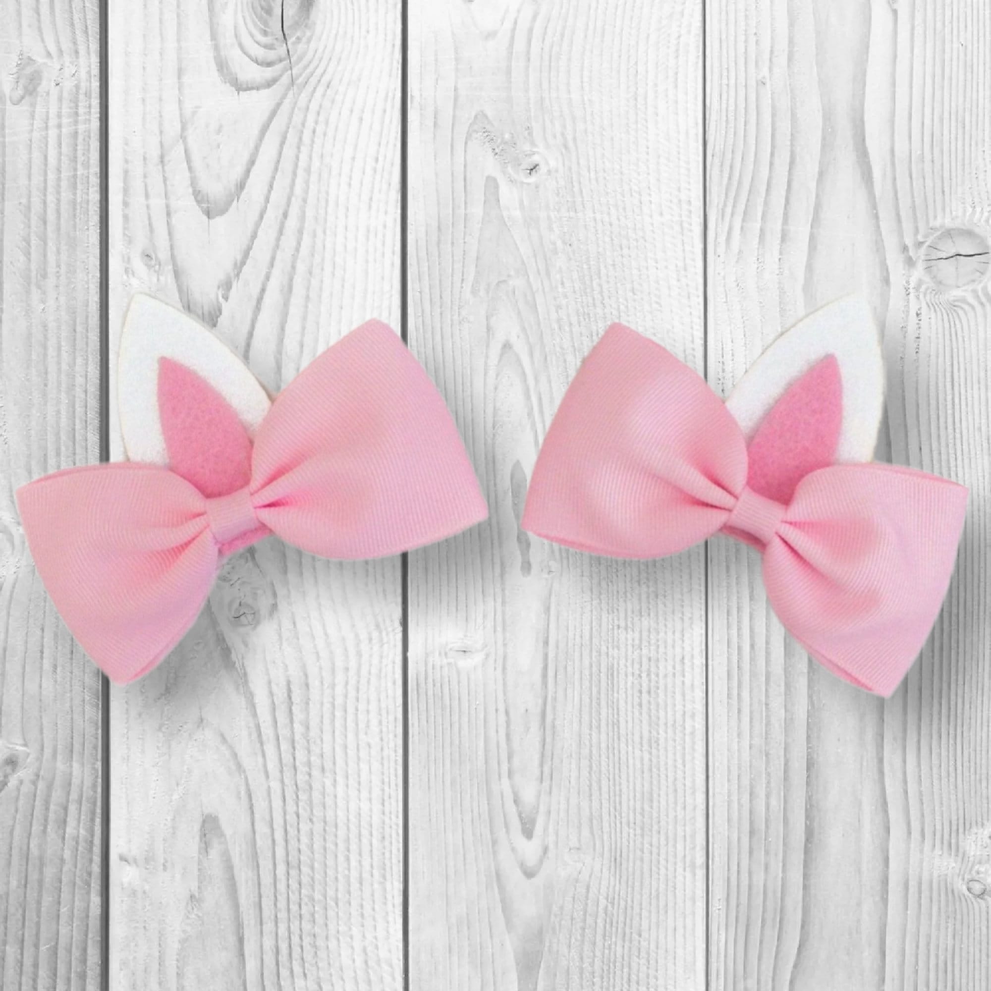 RESTOCKED! 2 Pack - Sweet Bunny Ears Bow Set, Easter Bows
