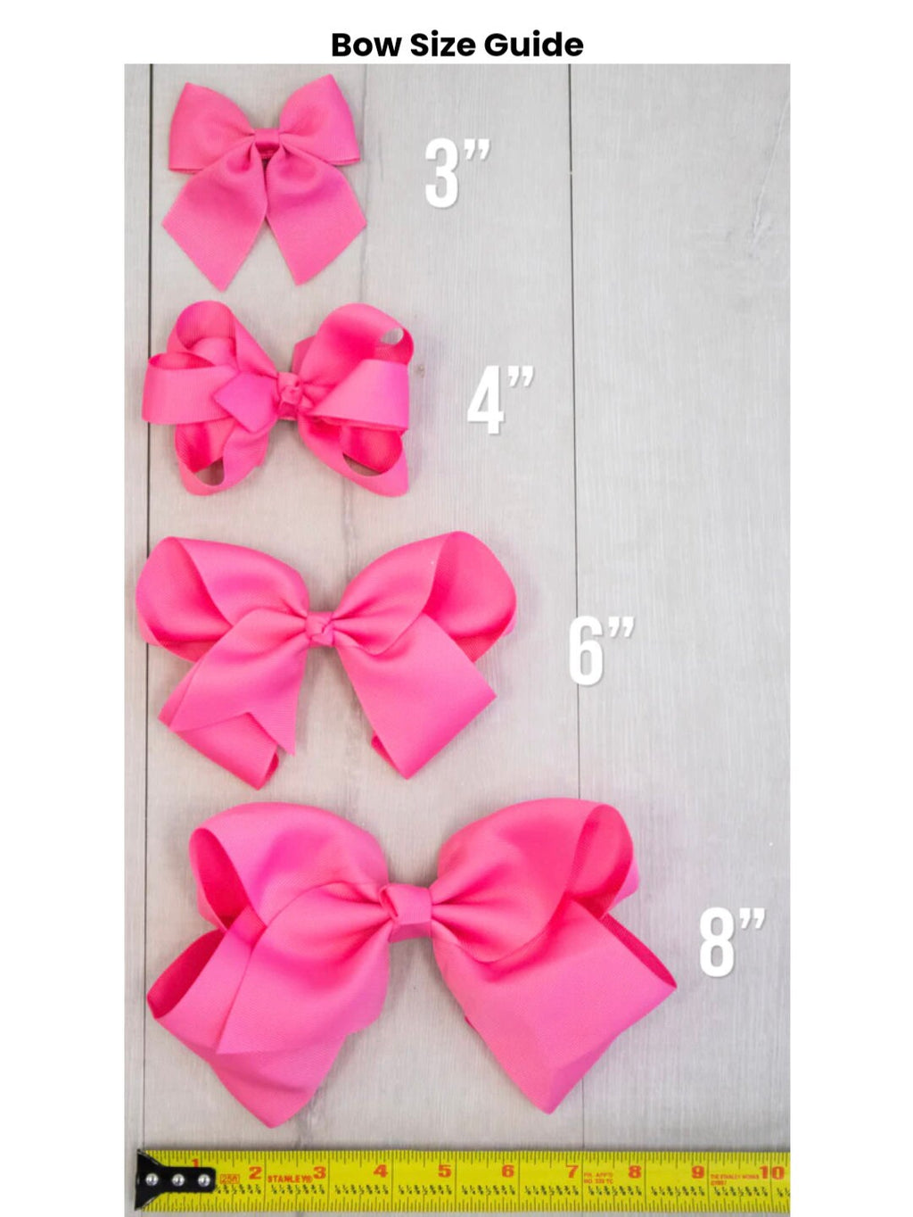 Hair Bows 3"