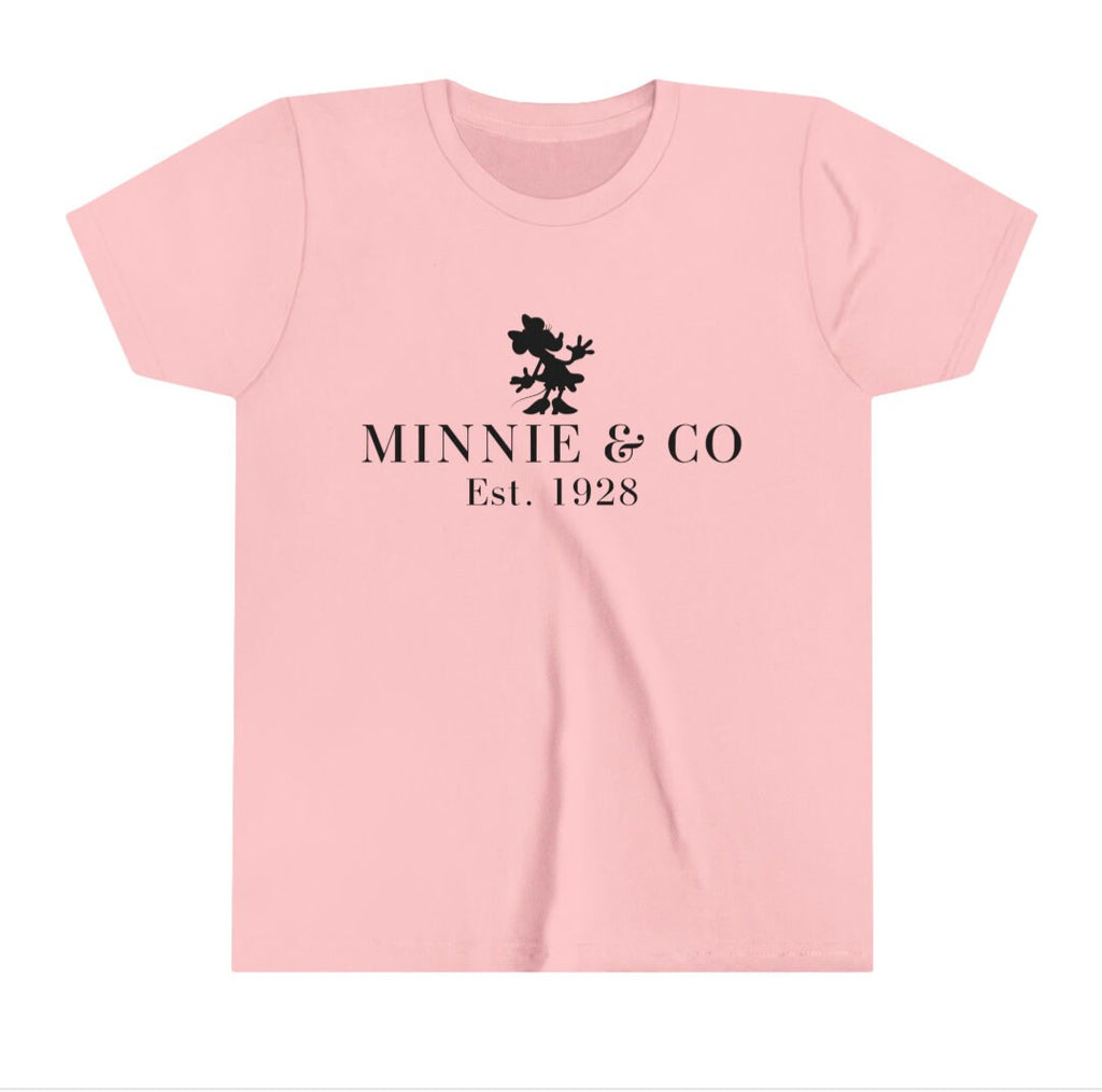 Girls Youth "Minnie & Co Est. 1928" Short Sleeve Tee