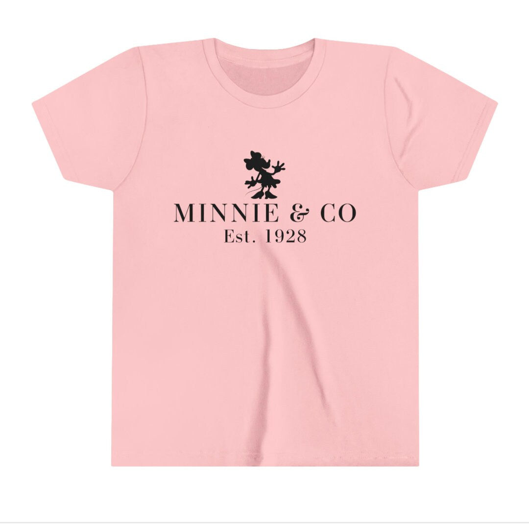 Girls Youth "Minnie & Co Est. 1928" Short Sleeve Tee