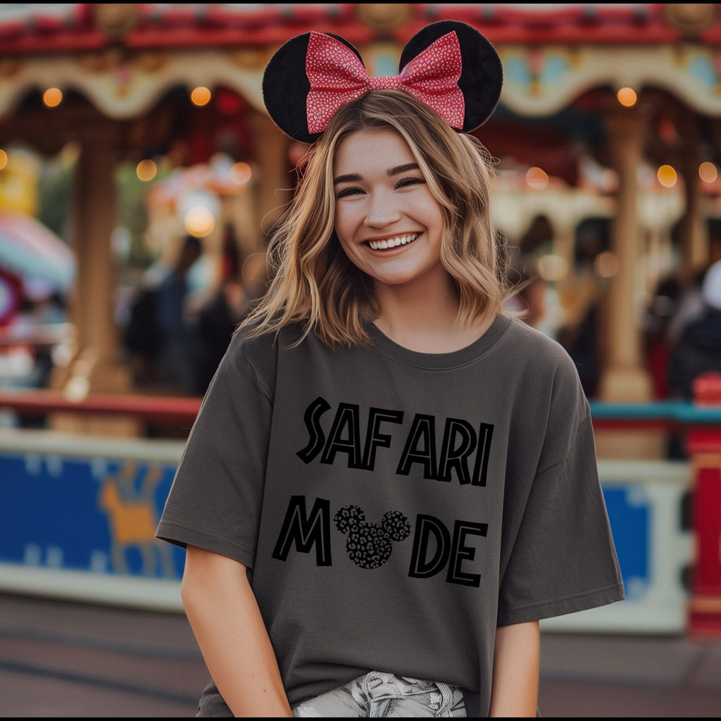 Women's Men's "Safari Mode" Unisex Fit Garment-Dyed T-shirt
