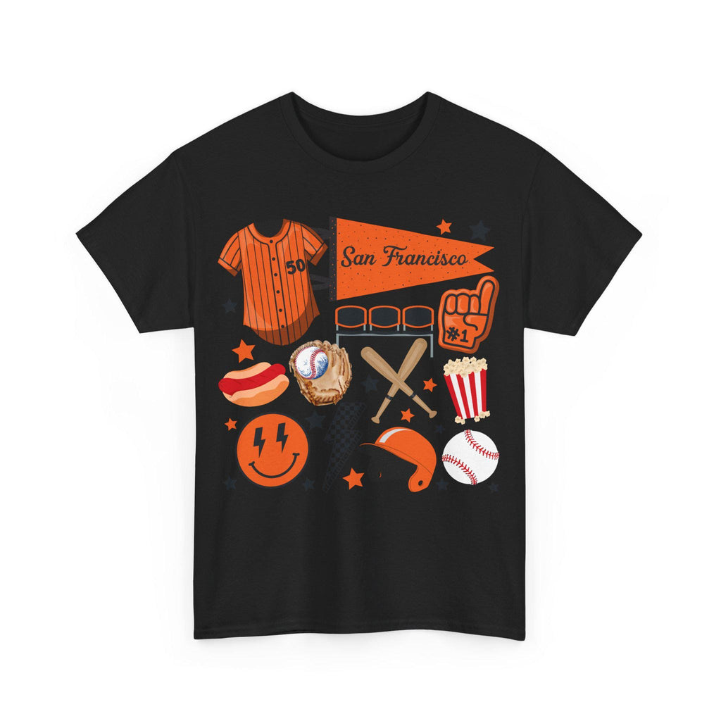 Women's, Men, San Francisco Giants, Unisex Fit Heavy Cotton Tee