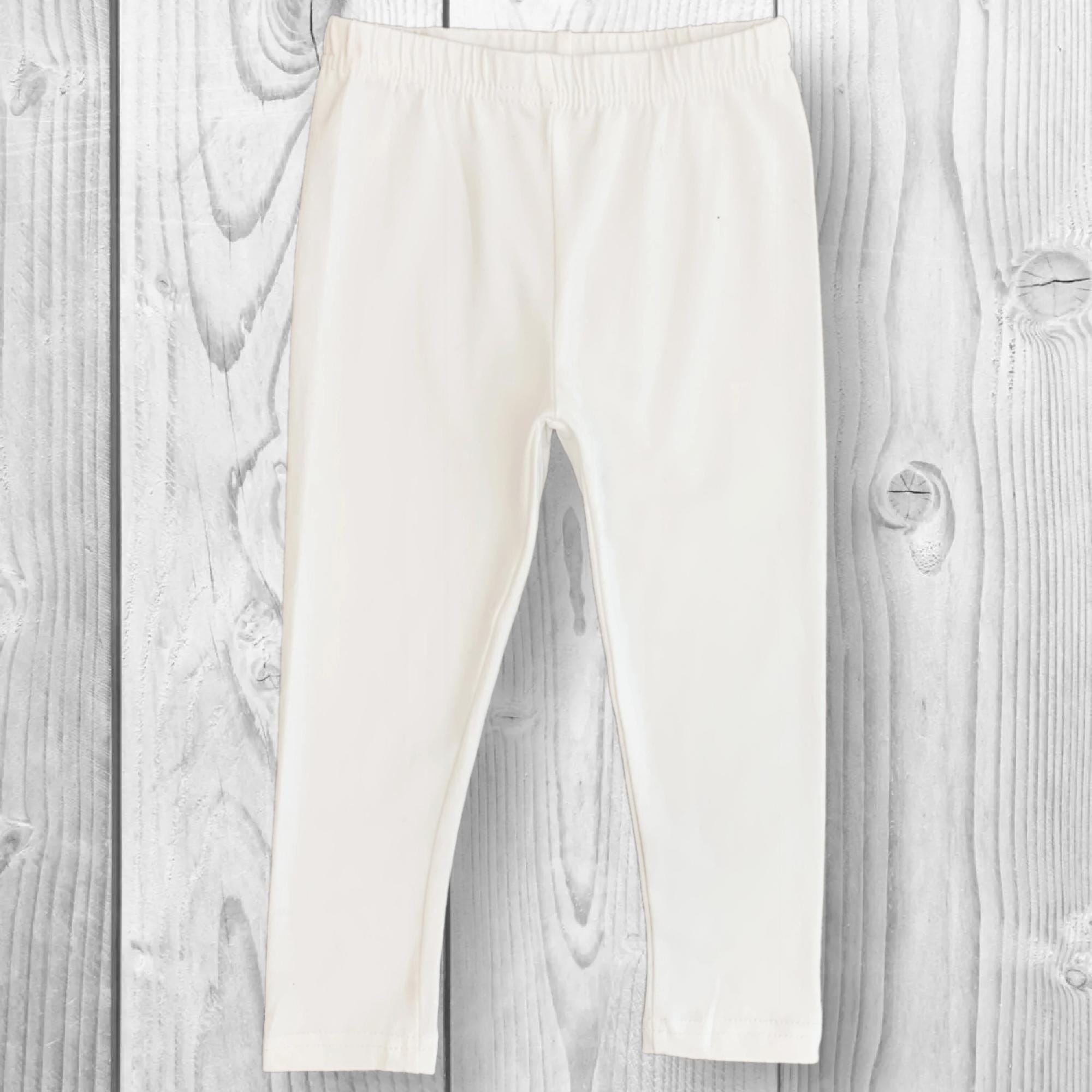 RESTOCKED! Girls/Toddler White Leggings