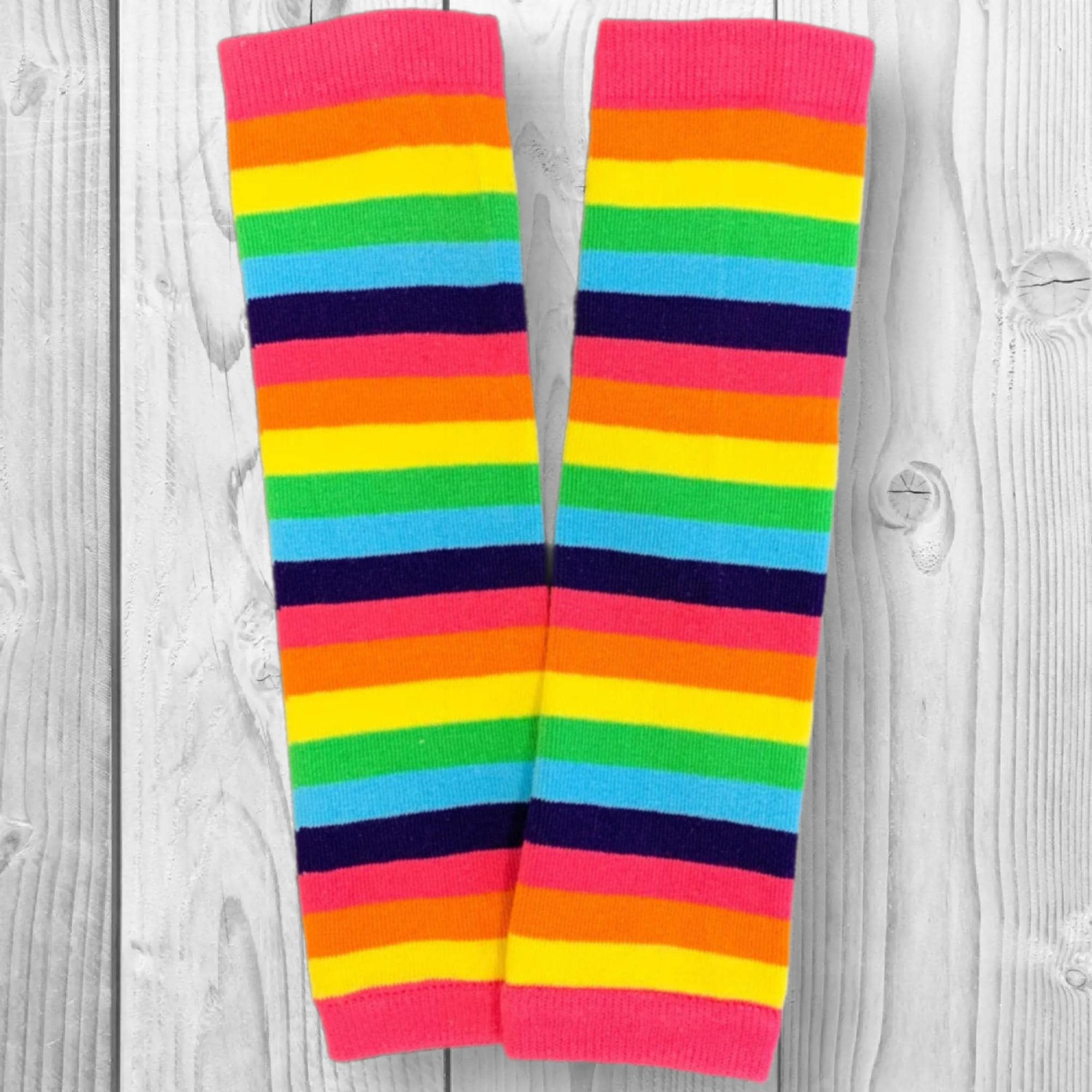 RESTOCKED! Candyland Stripe Leg Warmers