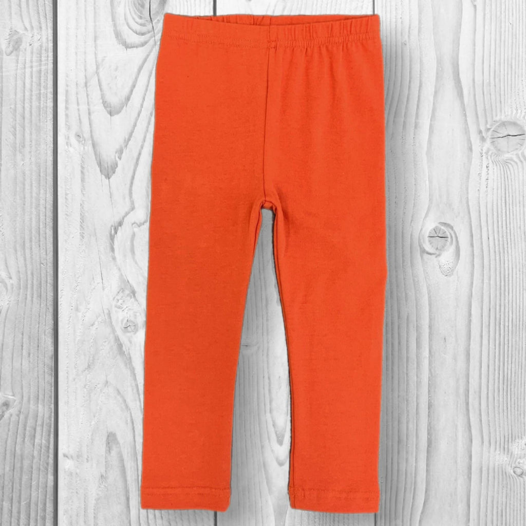 RESTOCKED! Girls/Toddler Rust Orange Leggings