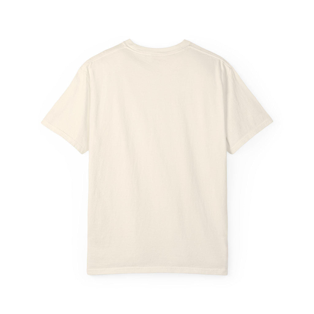 Women's Western Halloween "Howdy Pumpkin" Retro Fall Design Unisex Fit Garment-Dyed T-shirt In The Color Ivory