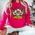 Funny Christmas Sweater, Inappropriate Unisex Fit Sweatshirt, Naughty Holiday Gift, Nothing for You Whore Top, Funny Xmas Jumper