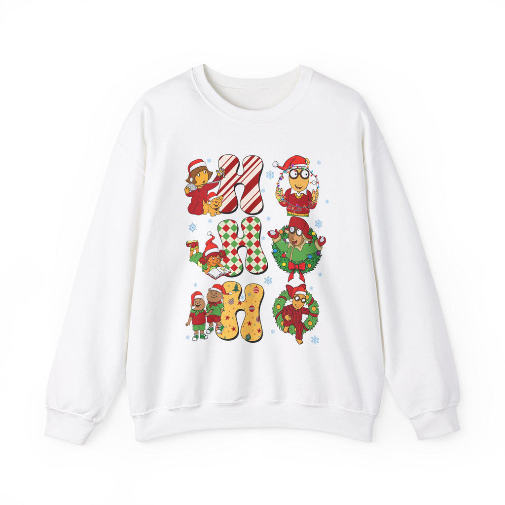 Arthur Christmas Ho Ho Ho Sweatshirt, Holiday Jumper, Festive Xmas Pullover, Cozy Winter Sweater, Unisex Christmas Sweatshirt, Gift