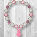 Pink Peep Bunny Bubblegum Necklace