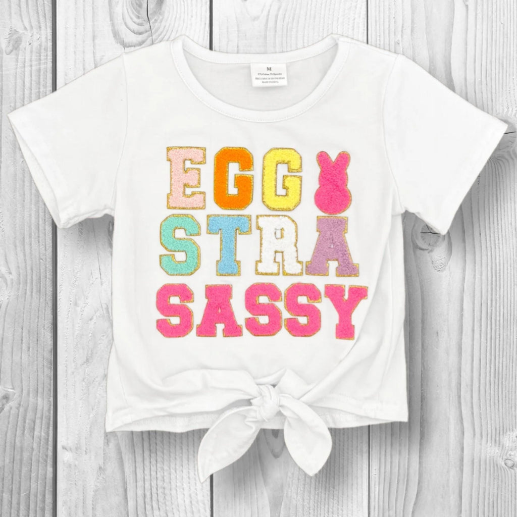 Tutu Skirt Set, Easter Outfit, Girls/Baby Clothes, Toddler Dress, Eggstra Sassy Patch