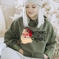 Funny Inappropriate Christmas Unisex Hooded Sweatshirt, Army Color White Elephant Gift Nothing for You W****, Unisex Fit, Xmas Jumper, Rude