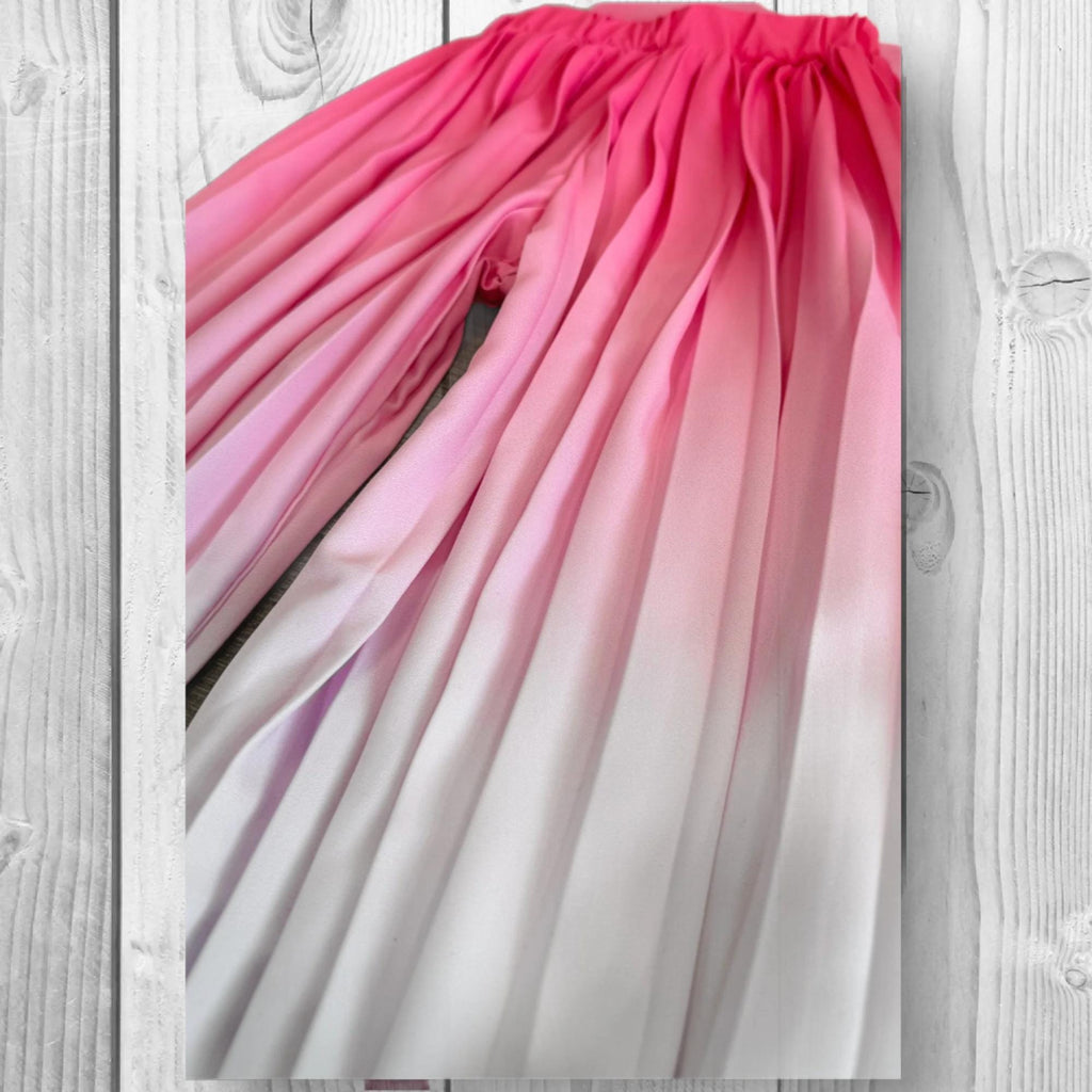 RESTOCKED! Girls/Toddler/Baby Pink Ombre Bunny Pant Set, Easter Outfit