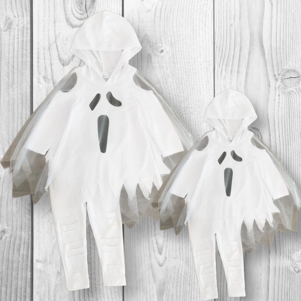 RESTOCKED! Mommy & Mini White Ghost Costume Set, Mommy And Me