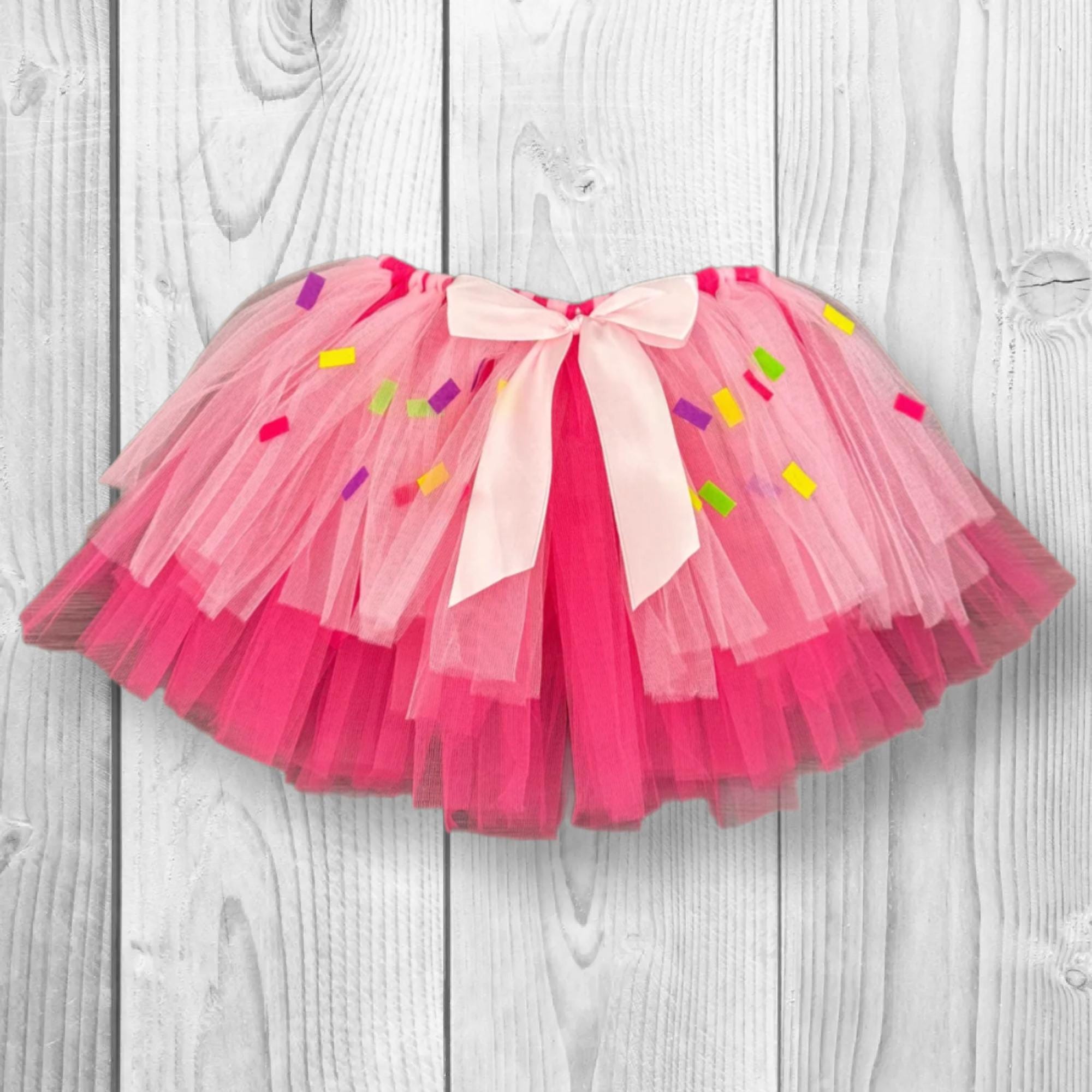 Girls/Toddler/Baby/Tween/Teen Pink Sprinkle Ice Cream Cone Costume Set