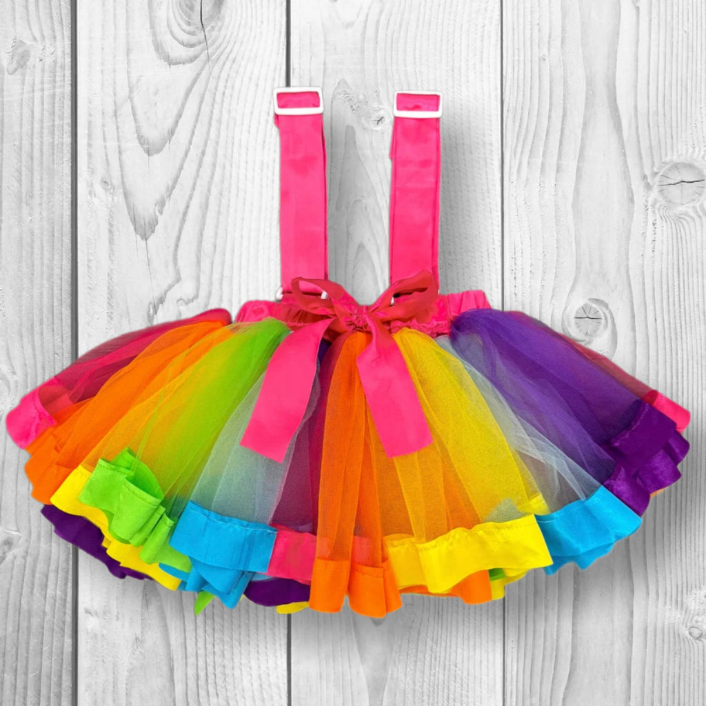 Girls/Toddler/Baby/Tween/Teen "Crayons" Tutu Suspender Skirt Costume Set