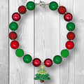 RESTOCKED! Girls/Toddler Rhinestone Christmas Tree Bubblegum Necklace