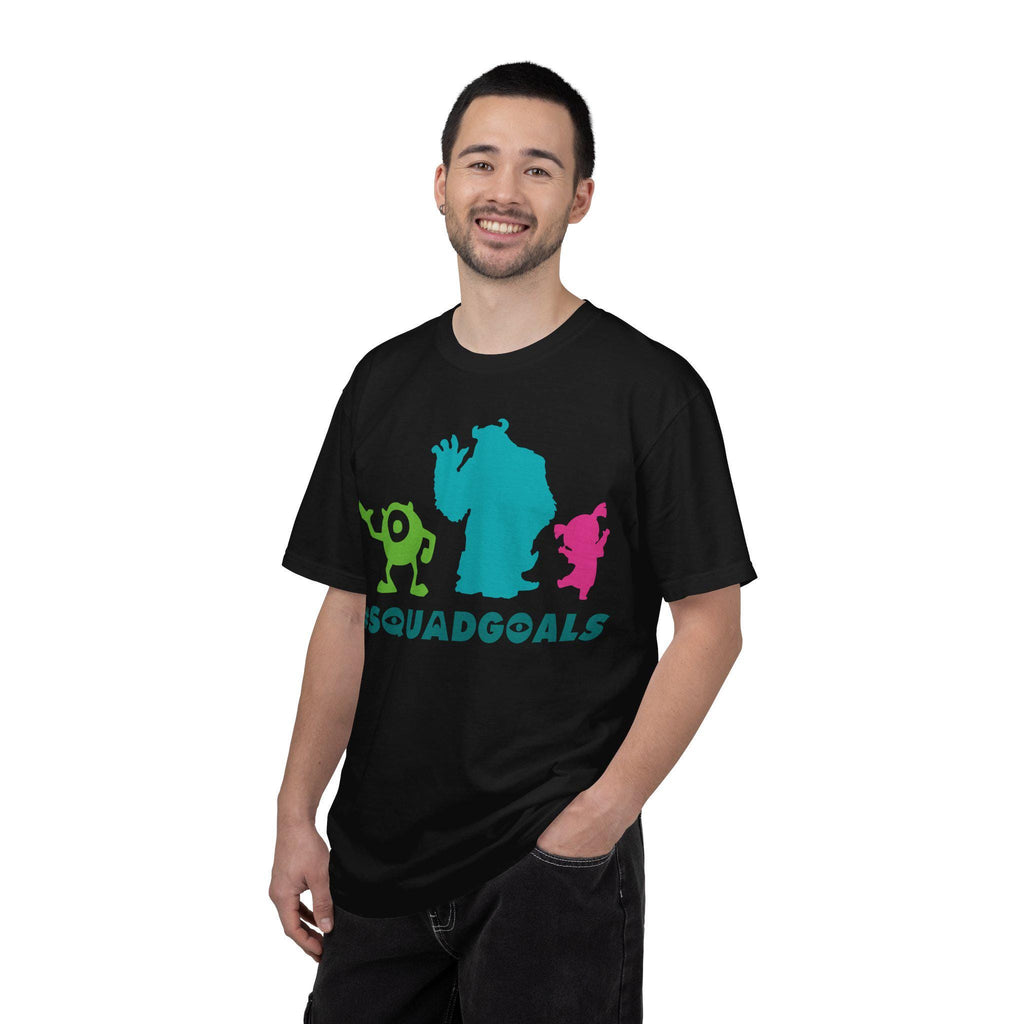 Monster's Inc #SQUADGOALS T-shirt | Mike Sulley Boo Silhouettes, Unisex Fit, Matching Disneyland Disney World Tees, Black Or White