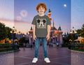 Boys Girls Unisex Vintage Mickey Mouse Checker Trendy Retro Youth Midweight Tee