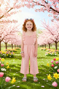 Girls/Toddler/Baby Eyelet Lace Jumpsuit, 6 12 18 Months 2T 3T 4T 5 6 7 8 10 12 14 Years, Outfit, Pink, Olive Green, Mint Or Rust! Spring