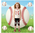 RESTOCKED! Girls/Toddler/Baby Tan & Black Baseball Stich Capri Set, 6 12 18 Months 2T 3T 4T 5 6 7 8 10 12 14 16, Tank Sleeve Sports Sister