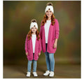 Mommy & Mini Pink Pearl Cardigan Sweater, Mom And Me