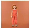 Girls/Toddler/Baby Rose Pink Cinch Jumpsuit