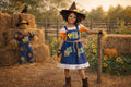 Girls Scarecrow Costume, Toddler Scarecrow Outfit, Halloween Costume, Fall Festival Costume, 5 Piece Scarecrow Set, Hat Belt Gloves
