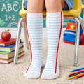 Notebook Knee-High Socks, School Aesthetic Socks, Cute Back to School Outfit, Gift, Cozy Socks