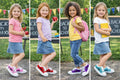 RESTOCKED! Girls/Toddler Crayon Sneakers - Pink, Red & NEW COLORS Purple And Blue! Back To School Shoes, Boutique, 1st Day Of School