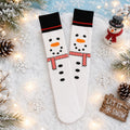 Restocked! Girls Snowman Tube Socks – Toddler Winter Socks, Christmas Socks, Cute Holiday Gift for Kids