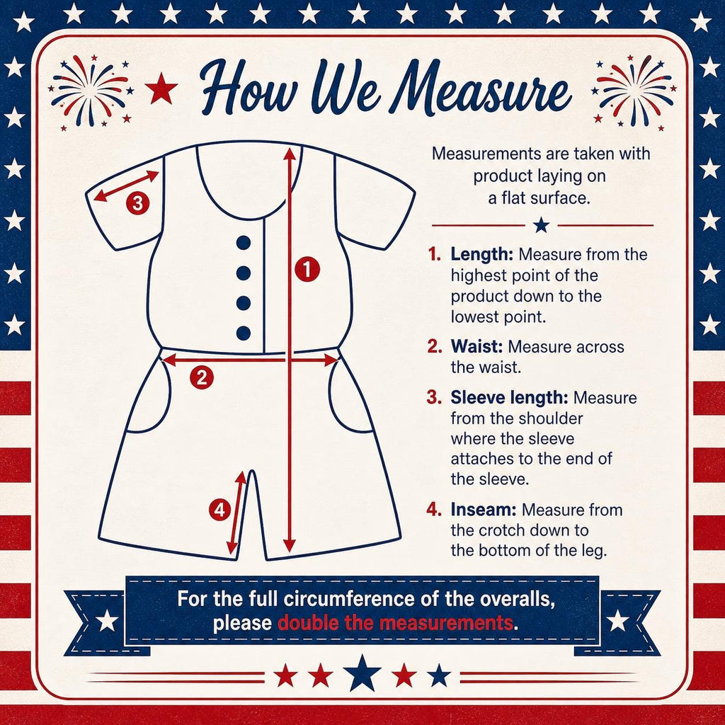 Mom & Kid Matching American Flag Denim Overalls, 4th of July Outfit, Patriotic Family Matching Clothes
