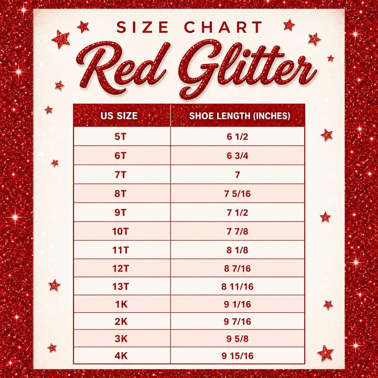 Red Glitter Sandals for Girls And Women– Sparkly Summer Shoes, Toddler, Kids And Women's Sizes