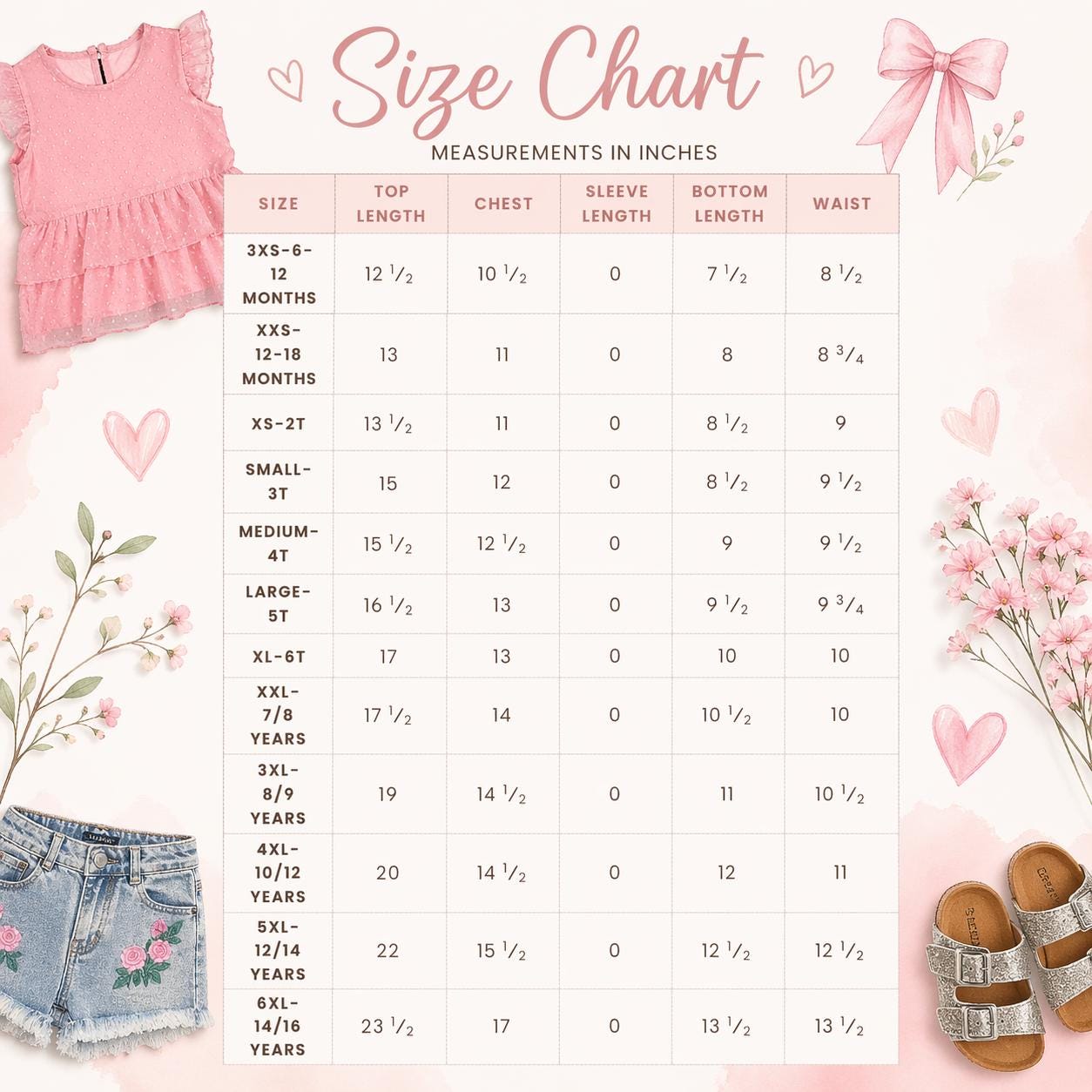 Swiss Dot Floral Denim Short Set | Cute Summer Outfit | Girls Matching Set
