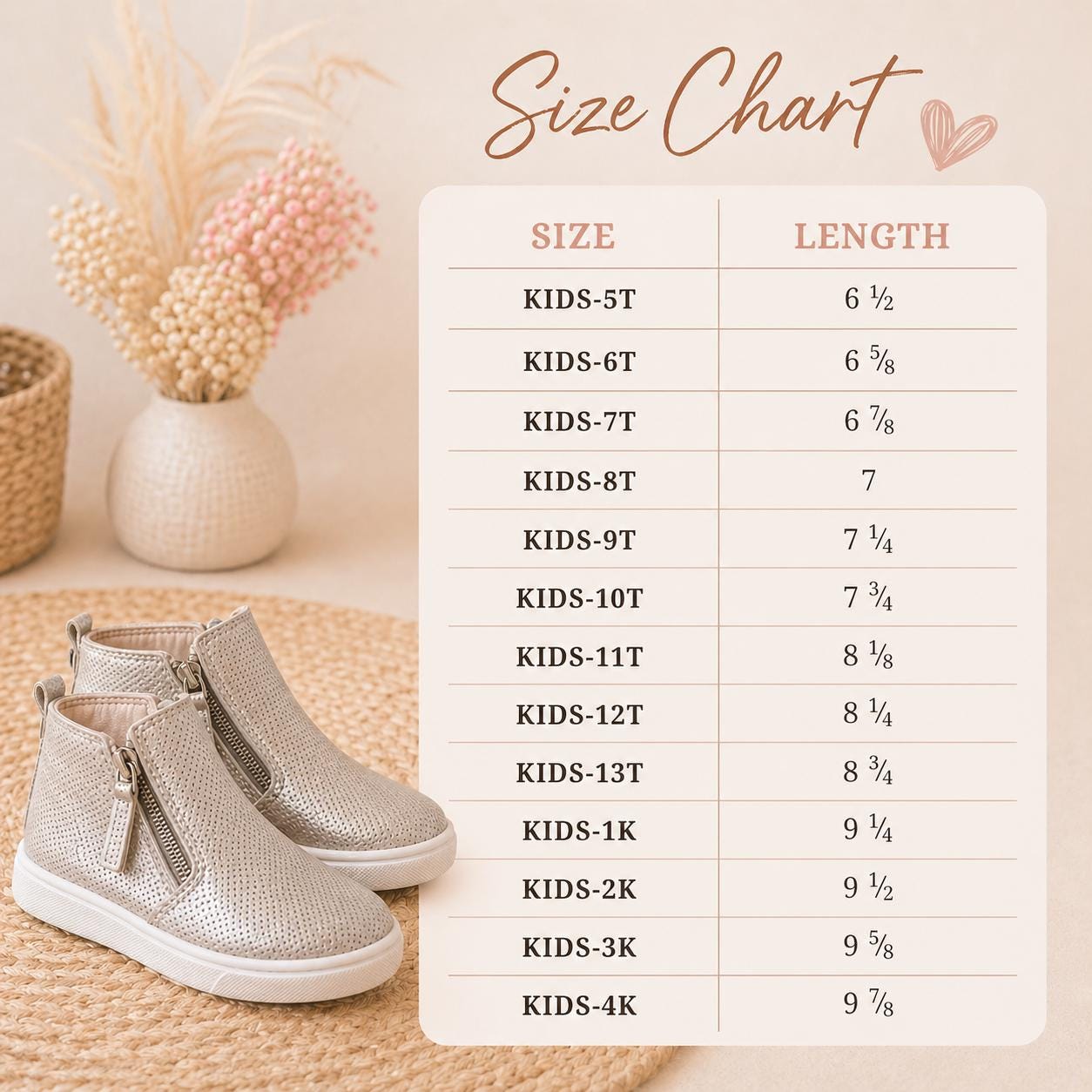 Girls Metallic Shimmer Booties | Toddler Zipper Ankle Boots | Sparkle Kids Shoes | Dressy Casual Toddler Footwear