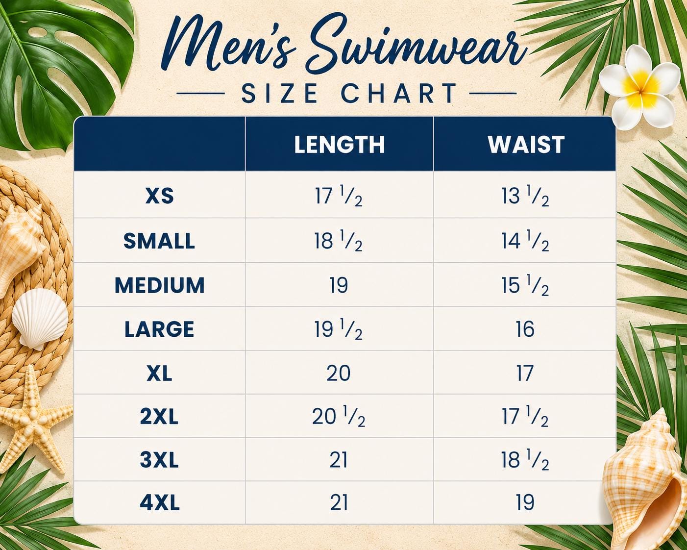 Blue Tropical Family Matching Swimsuits | Hawaiian Beach Swimwear Set