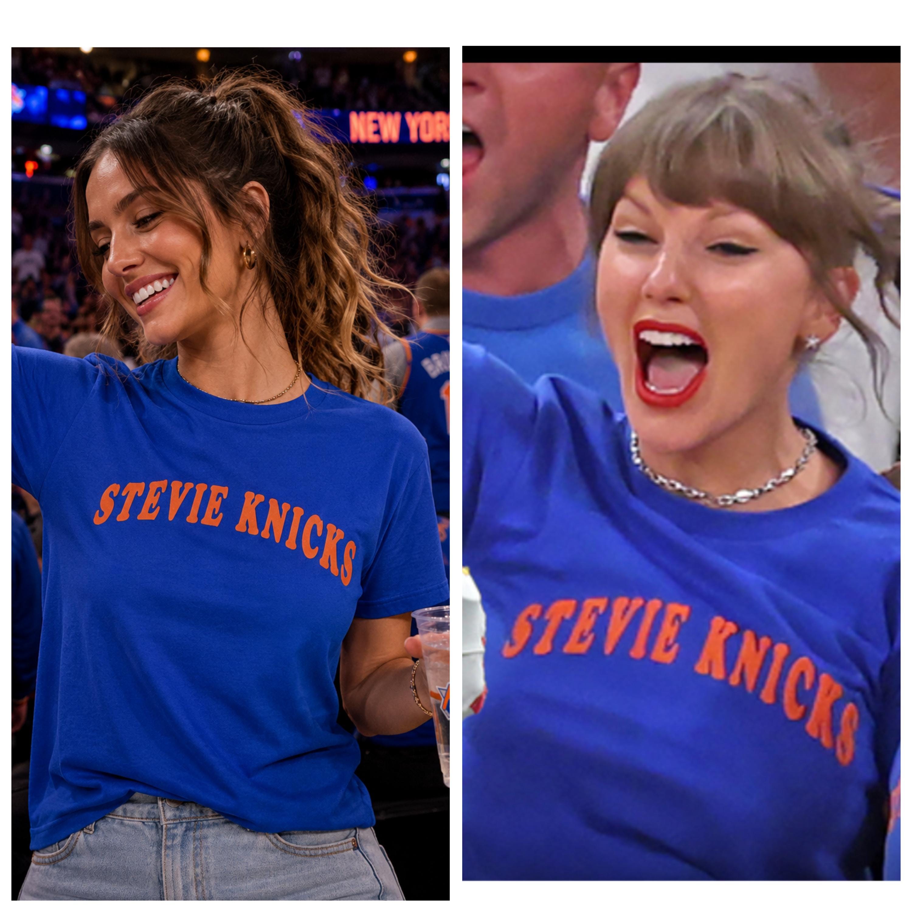Stevie Knicks Shirt, Basketball Fan Tee, Music Inspired Graphic T-Shirt, Sports Fan Shirt, Unisex Fit