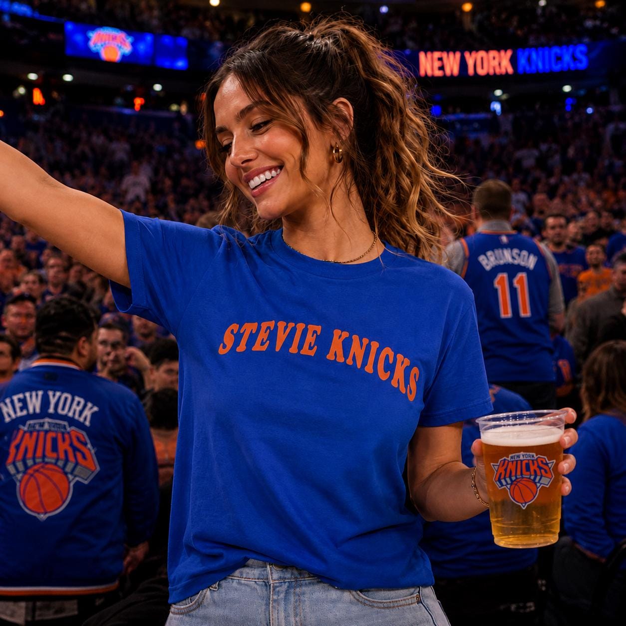 Stevie Knicks Shirt, Basketball Fan Tee, Music Inspired Graphic T-Shirt, Sports Fan Shirt, Unisex Fit